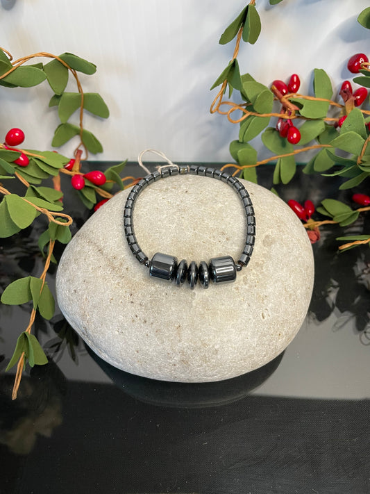 Black Hematite Protection Bracelet.