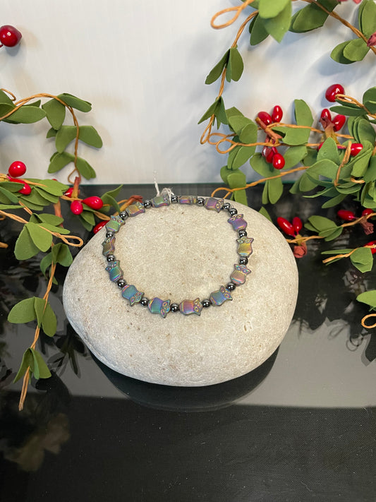 Owl Hematite, Healing Bracelet.