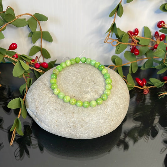 Shell, Green Healing Bracelet.