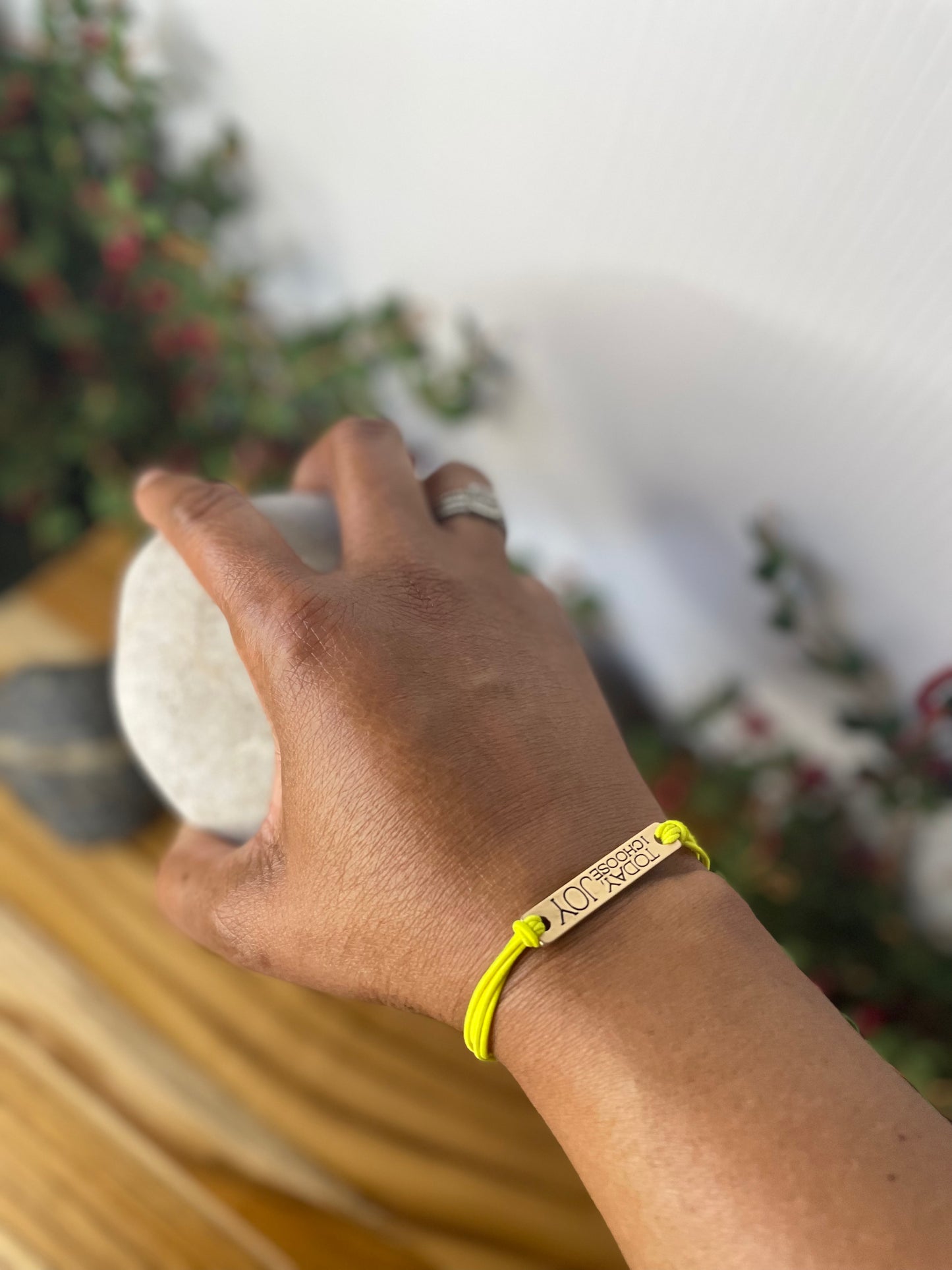 Today I Choose Joy, Antique Metal Inspirational Quoted Bracelet.