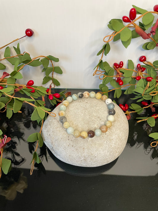 Amazonite Stones, Healing Bracelet.