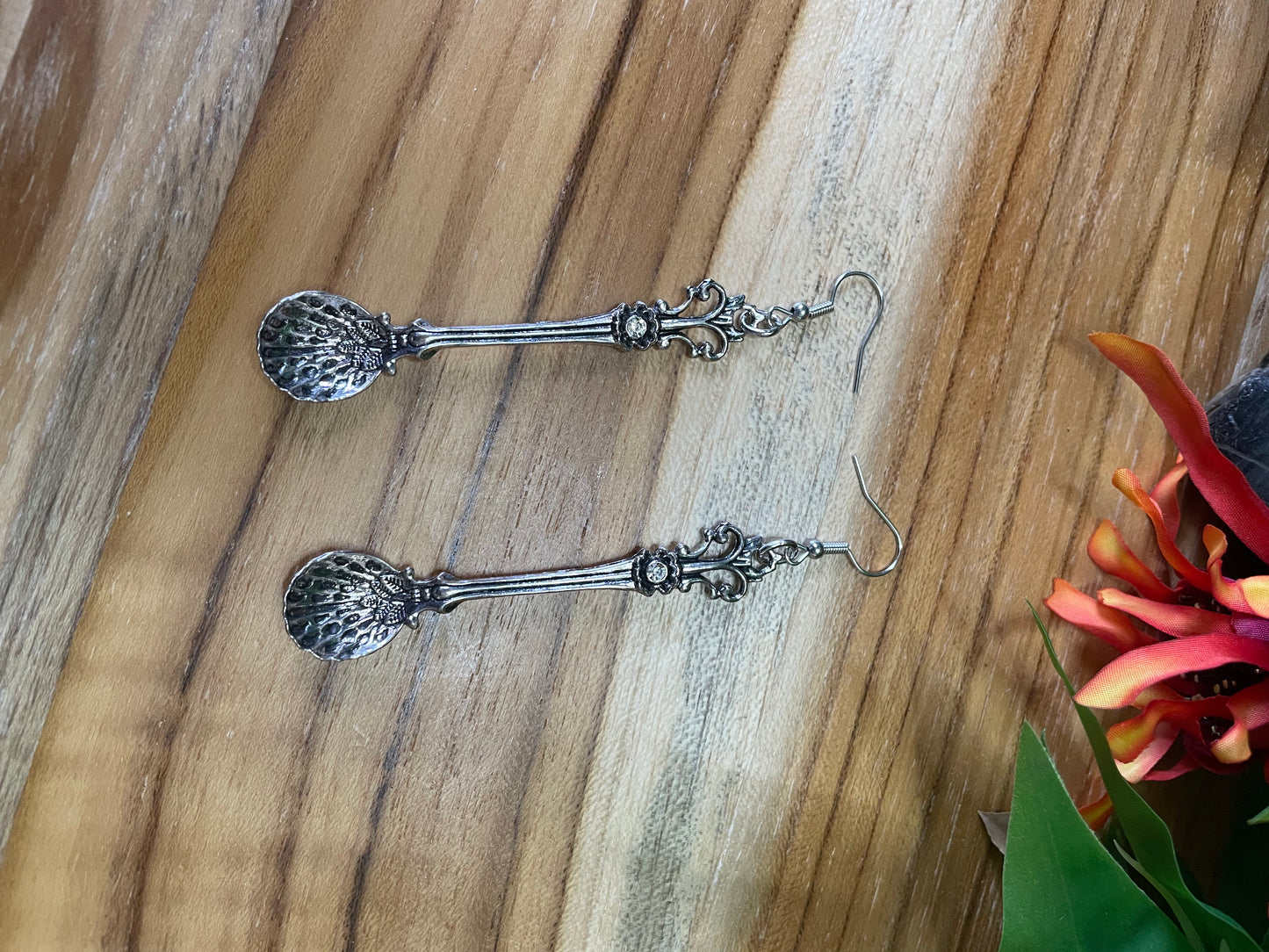 Spoon Silver Earrings.