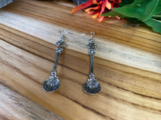Spoon Silver Earrings.