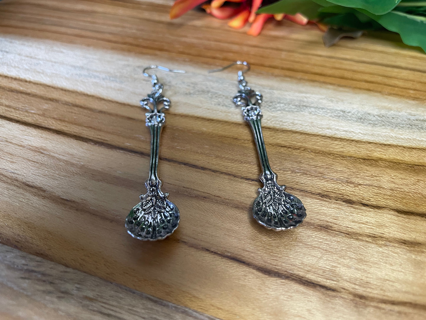 Spoon Silver Earrings.