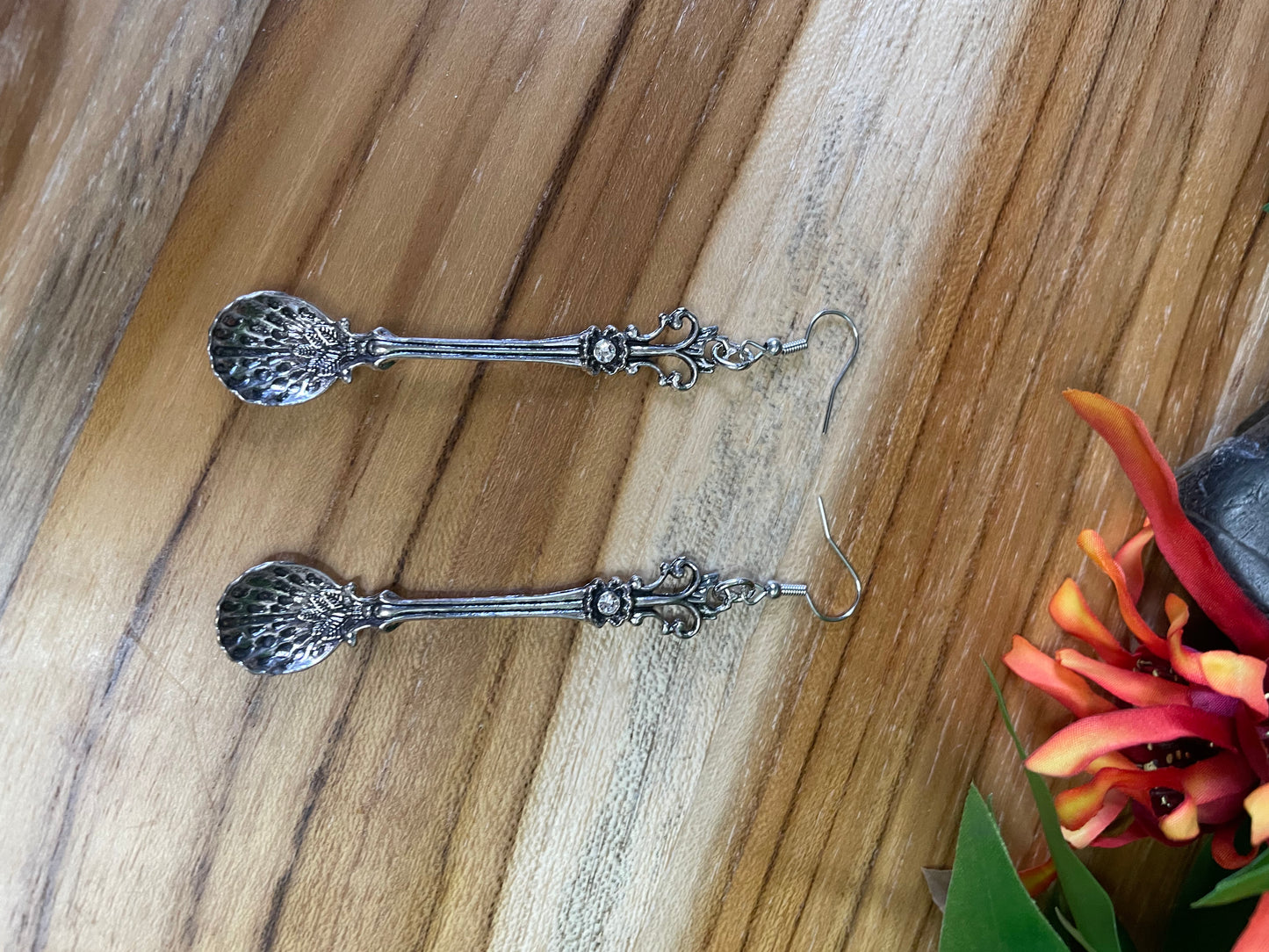 Spoon Silver Earrings.