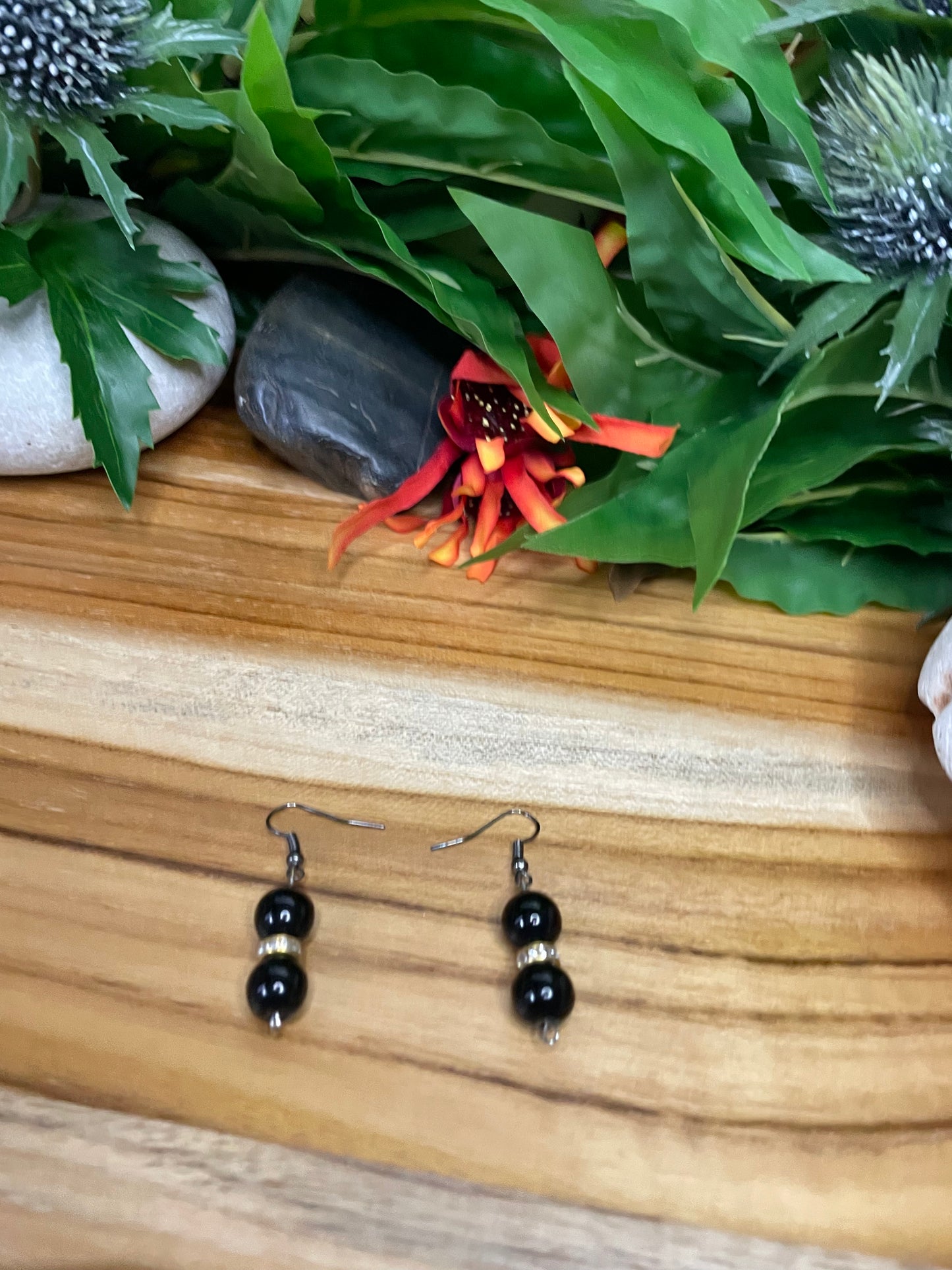 Jasper Stone Earrings.