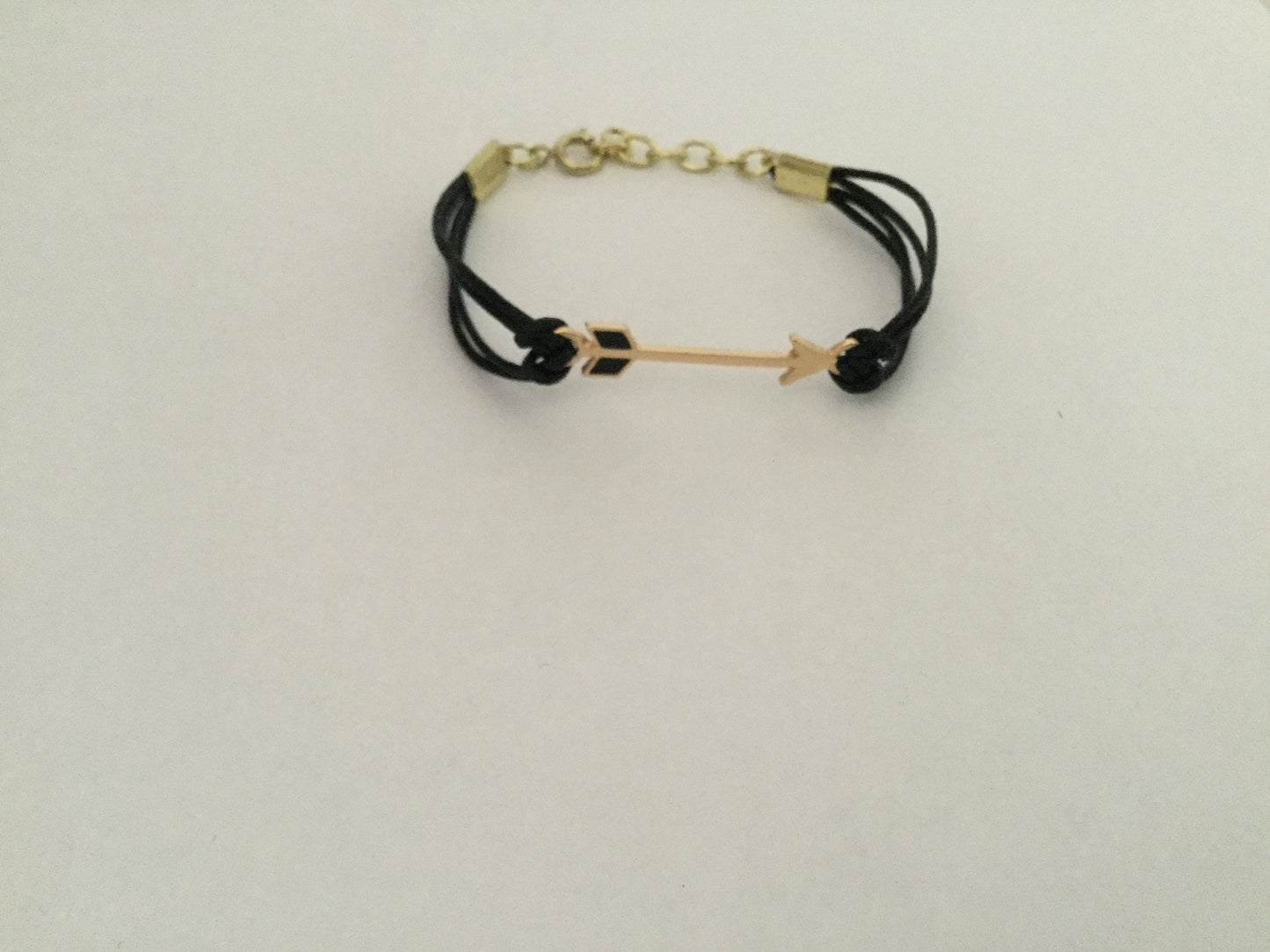 Arrow, Antique Metal Inspirational Quoted Bracelet. Hemp