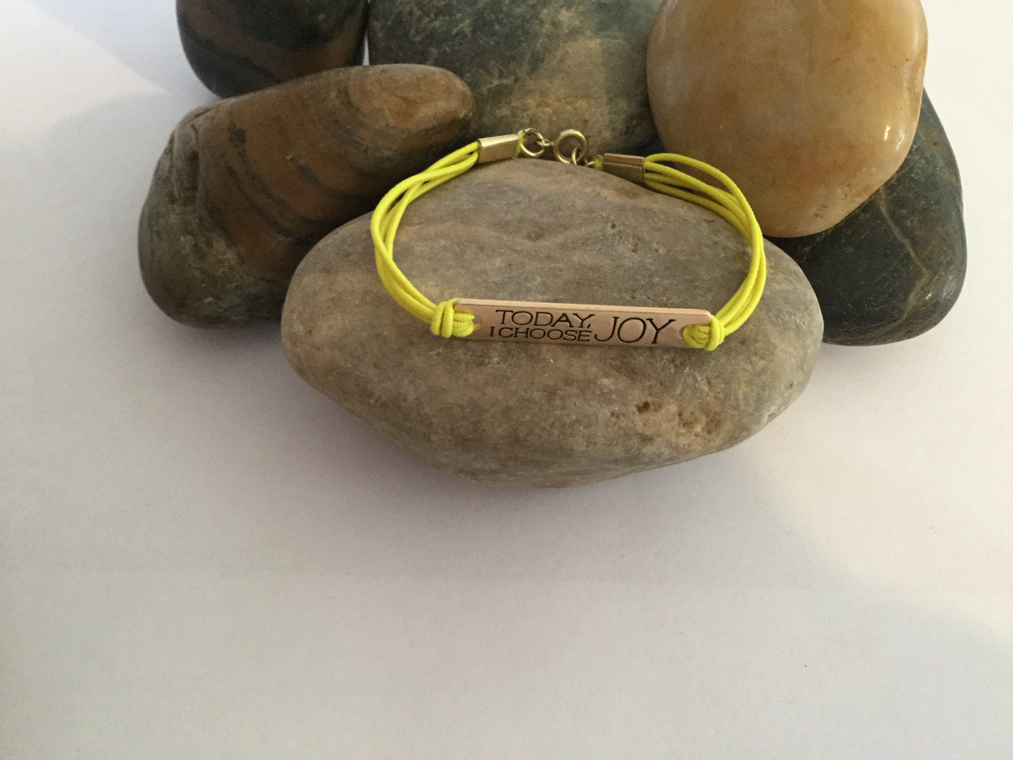 Today I Choose Joy, Antique Metal Inspirational Quoted Bracelet.