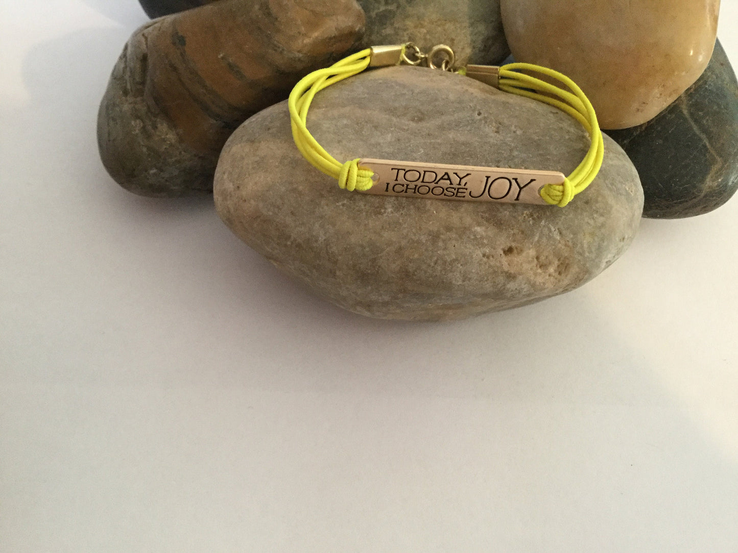 Today I Choose Joy, Antique Metal Inspirational Quoted Bracelet.
