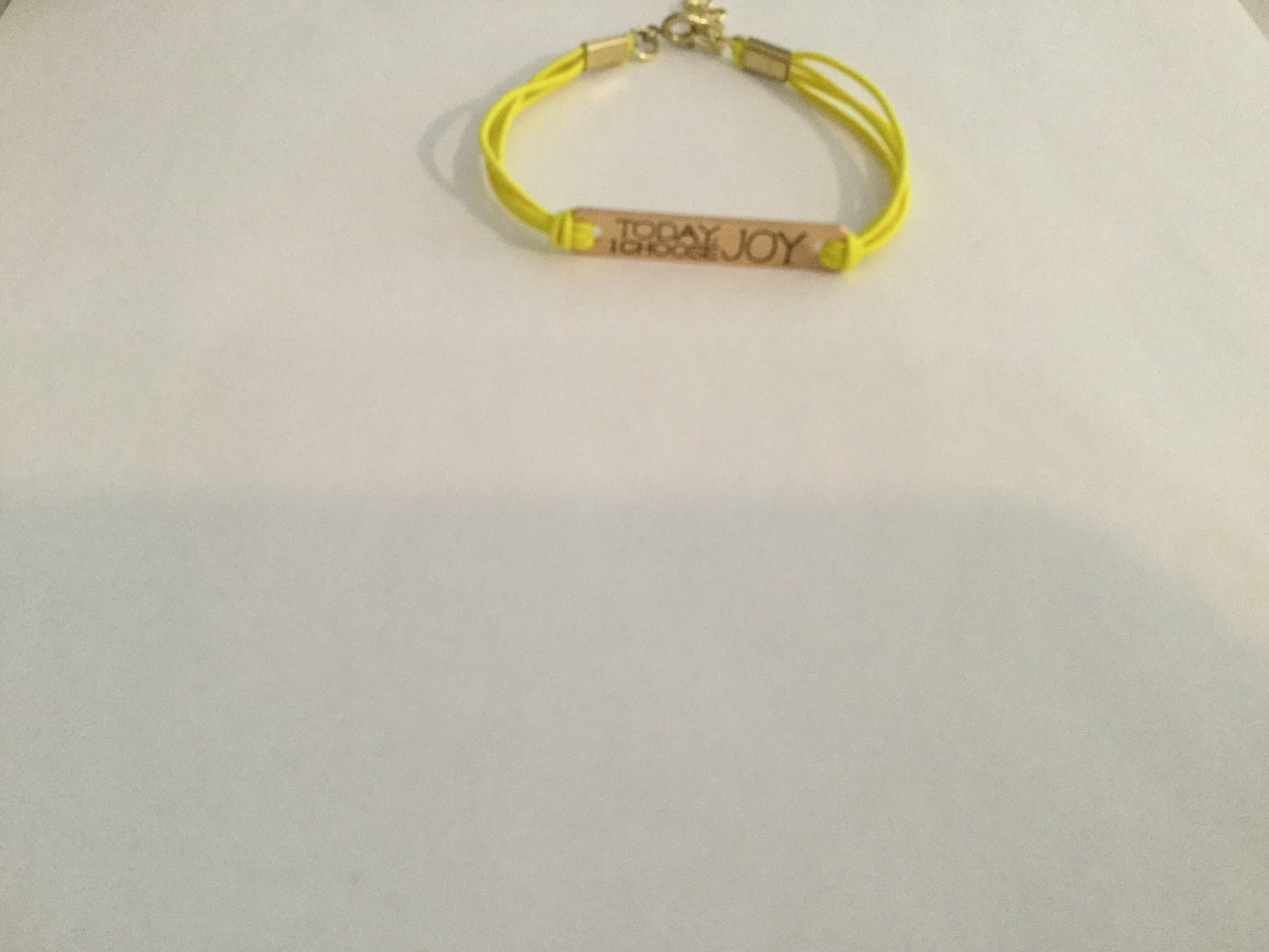 Today I Choose Joy, Antique Metal Inspirational Quoted Bracelet.