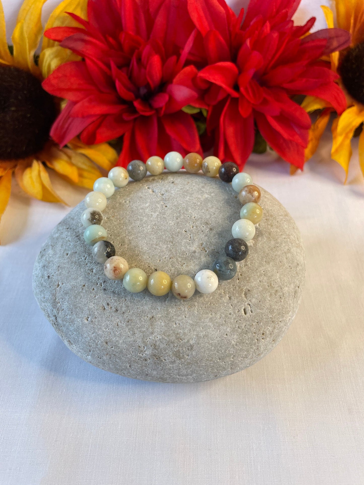 Amazonite Stones, Healing Bracelet.