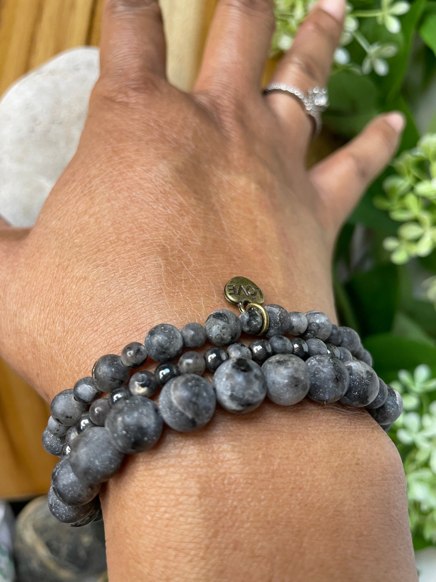 Labradorite Stones, Healing Bracelet.