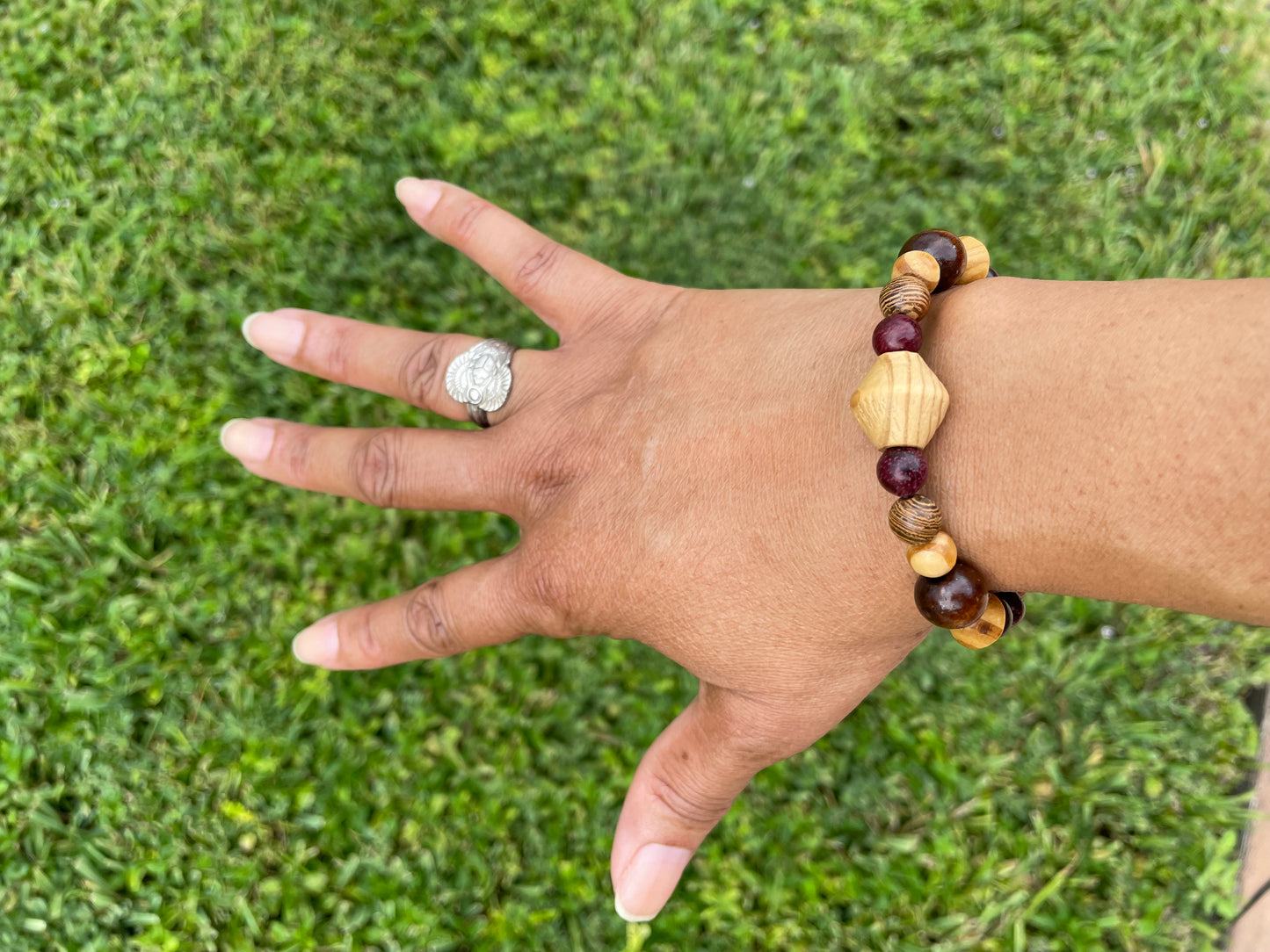 Natural Wood, Healing Bracelet.