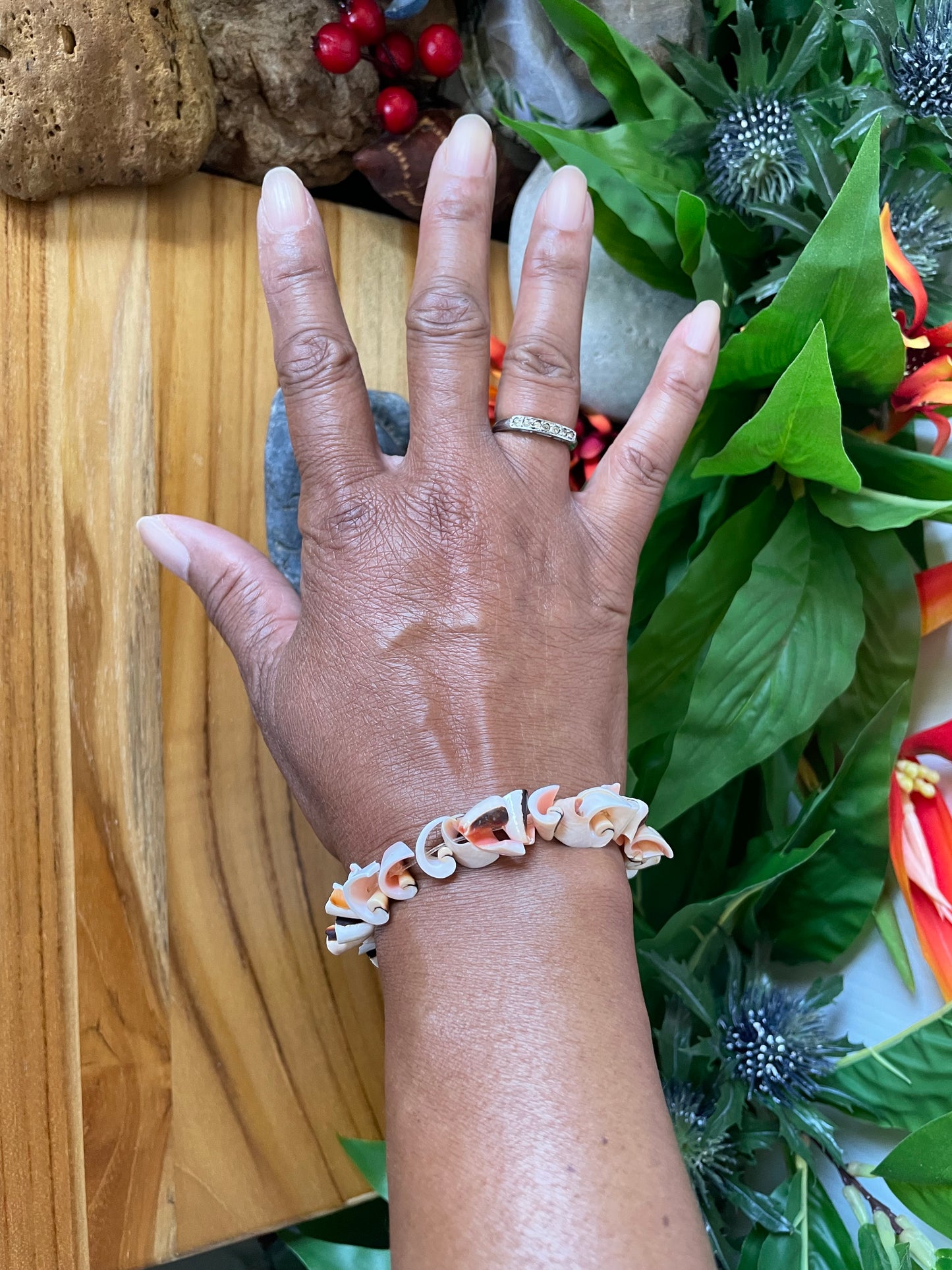 Shell “Natural “ Healing Bracelet.