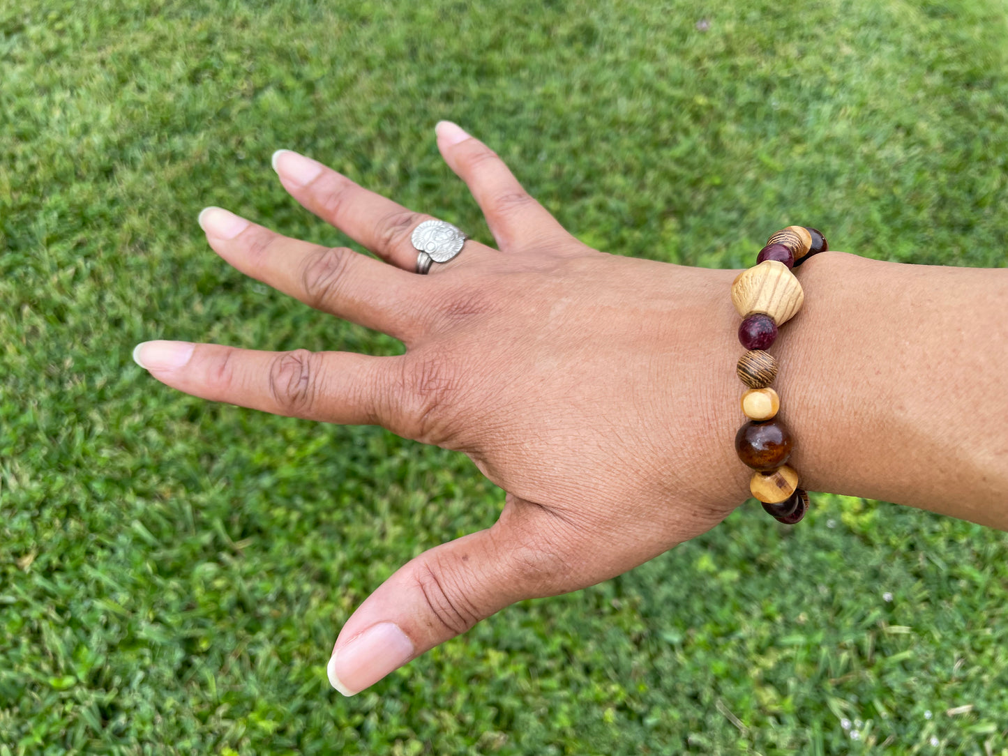 Natural Wood, Healing Bracelet.