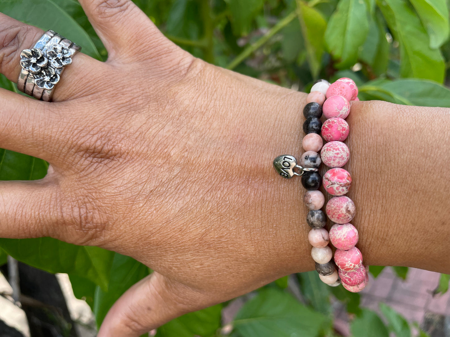 Jasper Imperial Stones, Healing Bracelet.