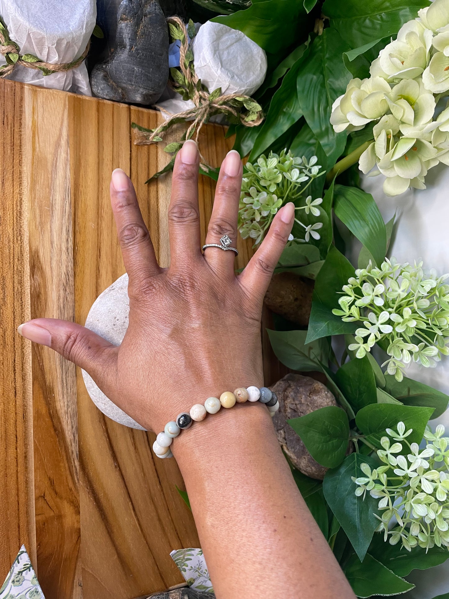 Amazonite Stones, Healing Bracelet.