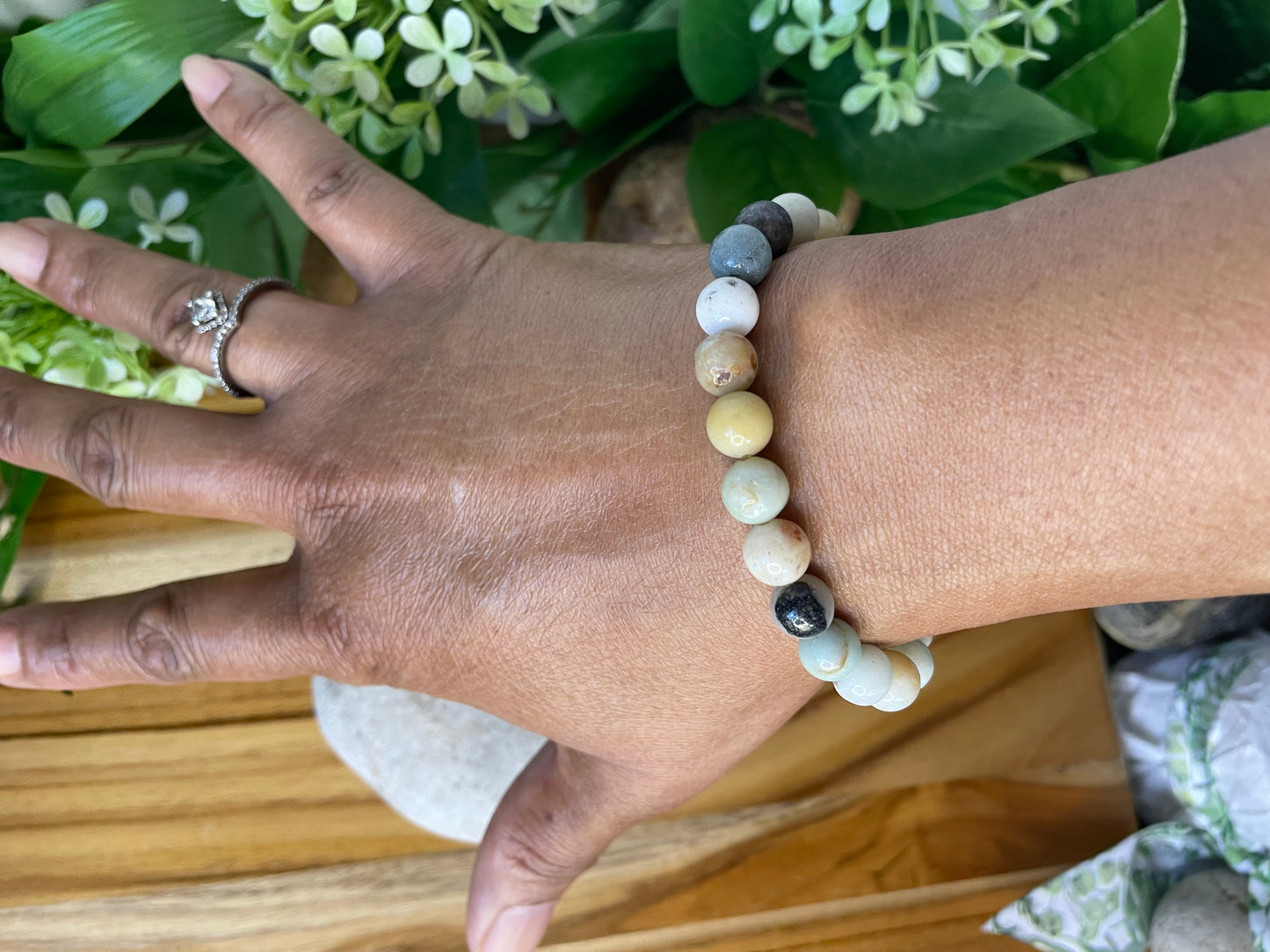 Amazonite Stones, Healing Bracelet.