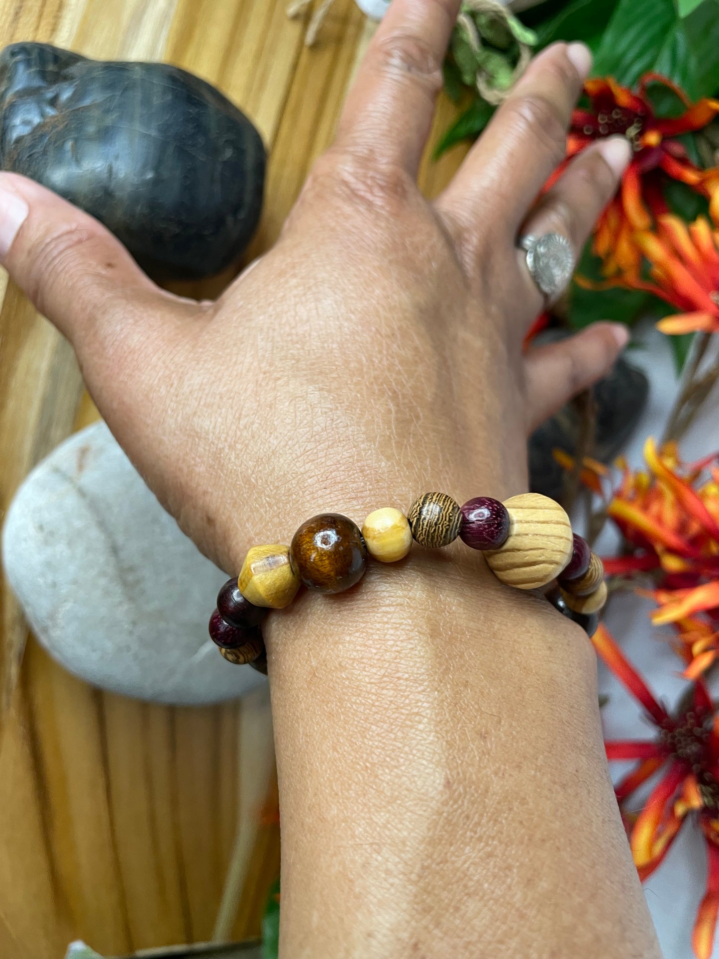 Natural Wood, Healing Bracelet.