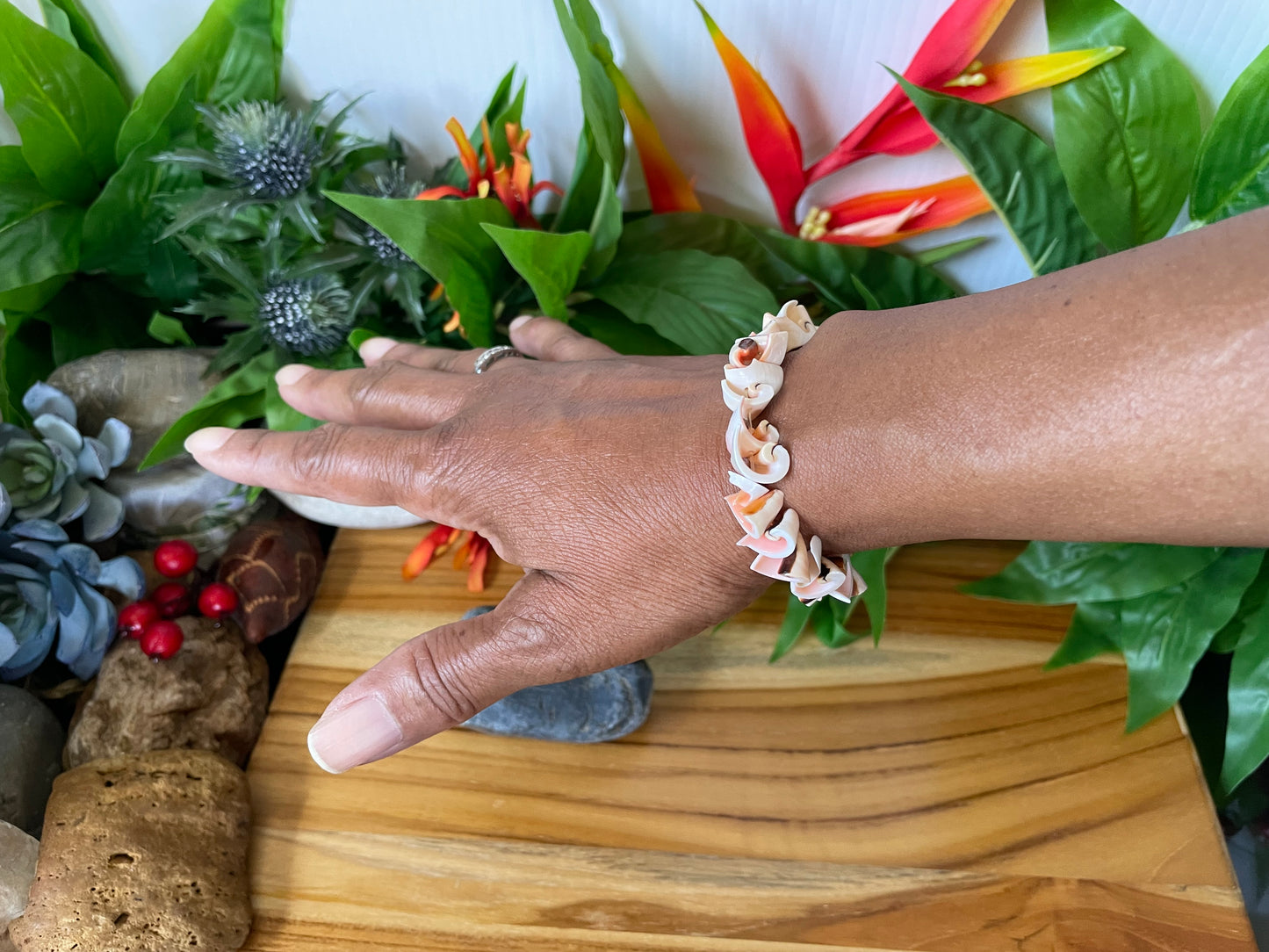 Shell “Natural “ Healing Bracelet.