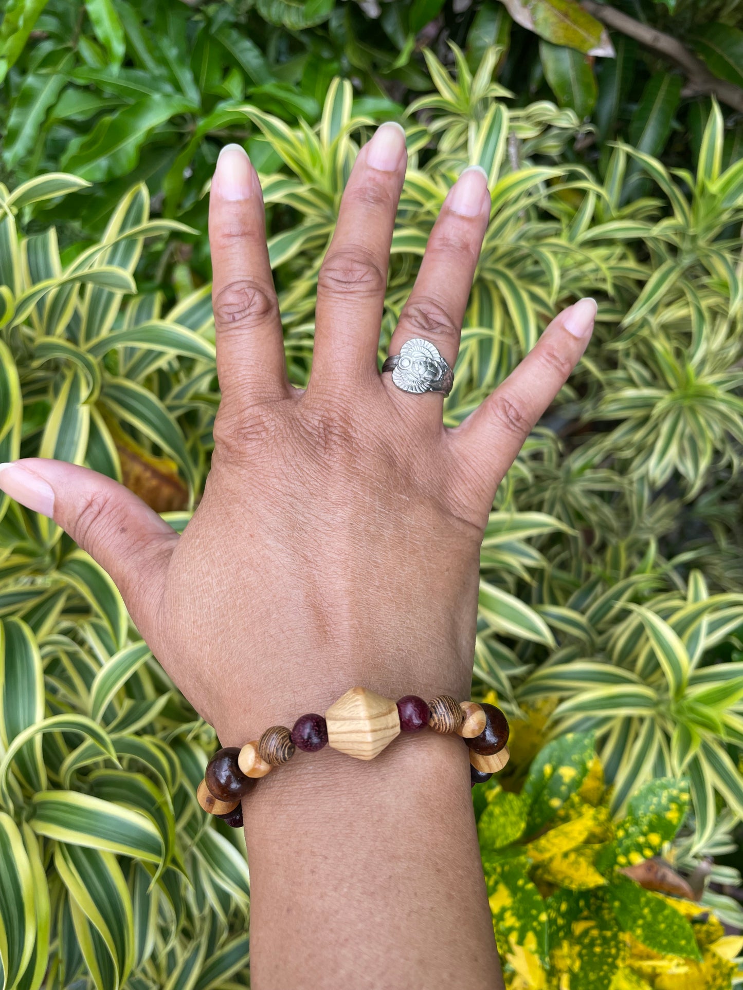 Natural Wood, Healing Bracelet.