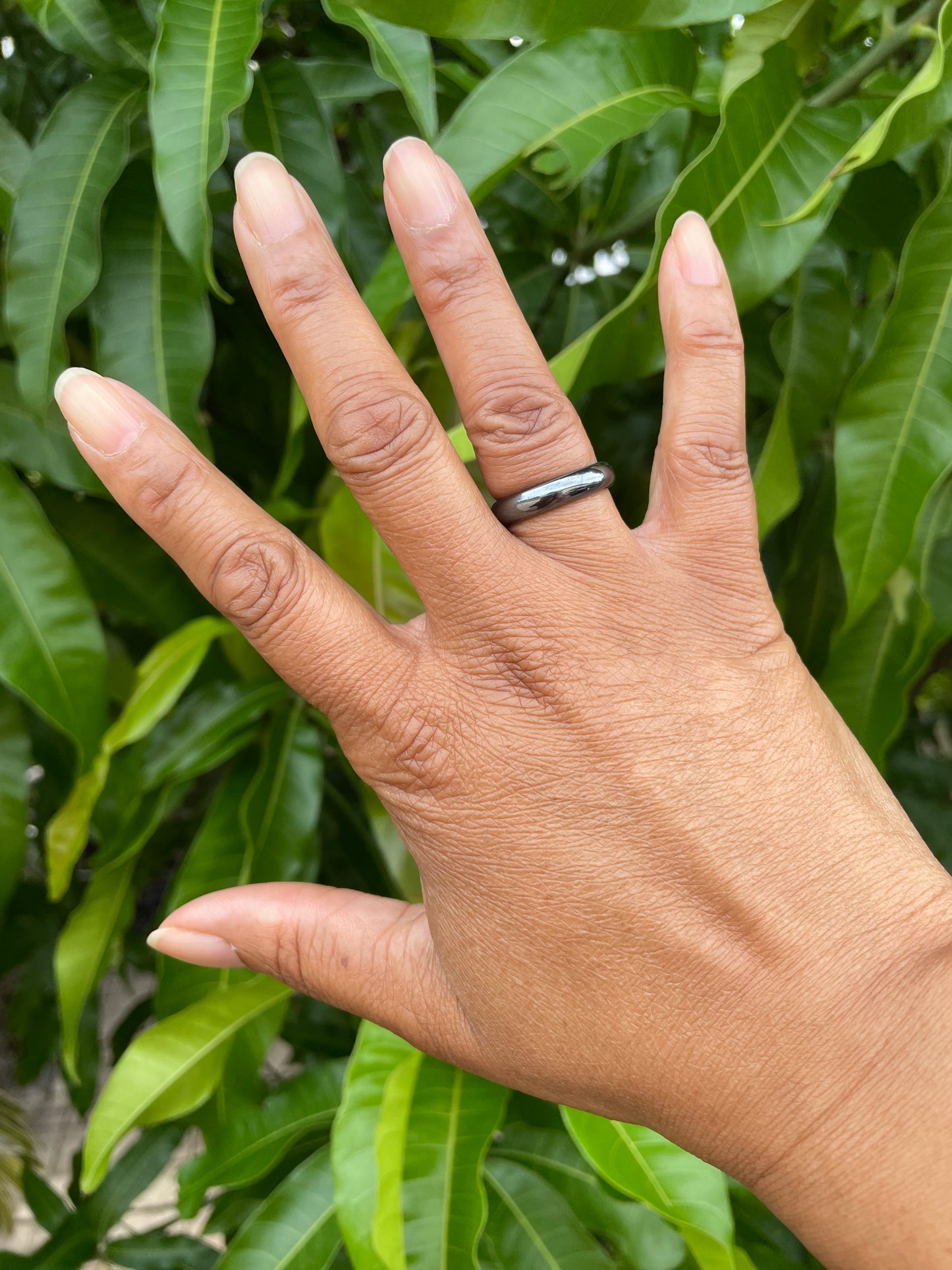 Hematite Non-Magnetic Ring, Healing Ring.