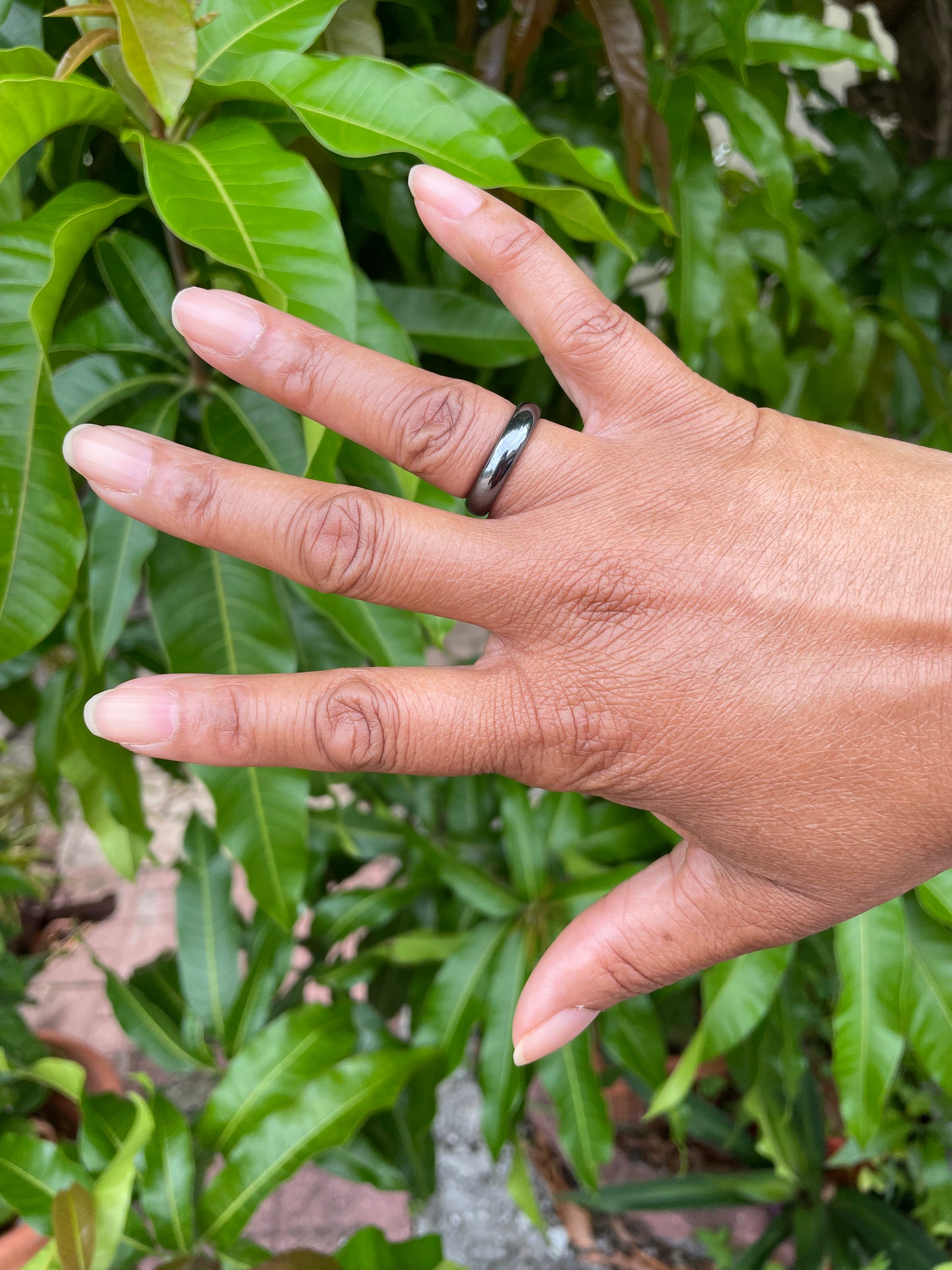 Hematite Non-Magnetic Ring, Healing Ring.