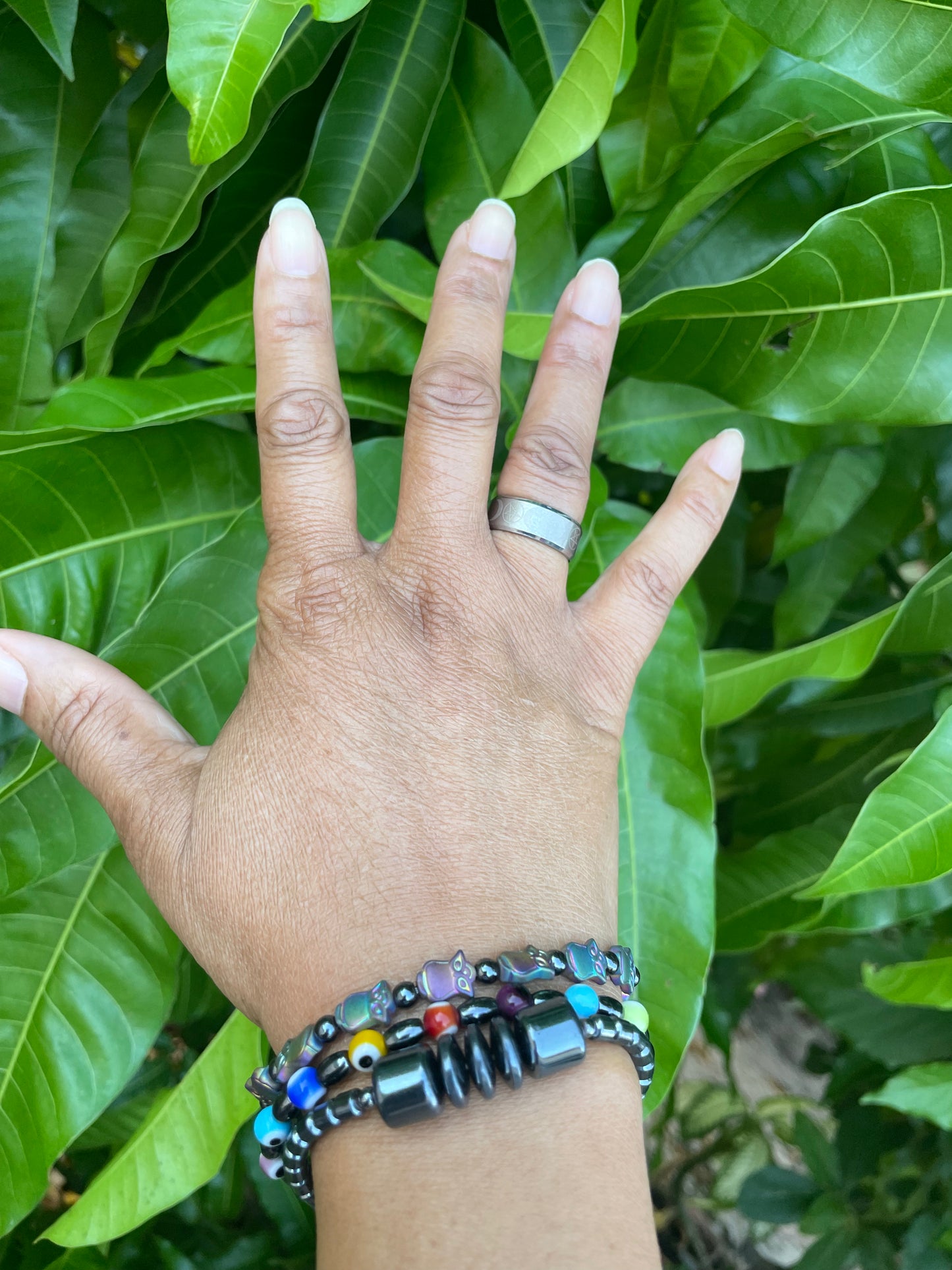 Owl Hematite, Healing Bracelet.