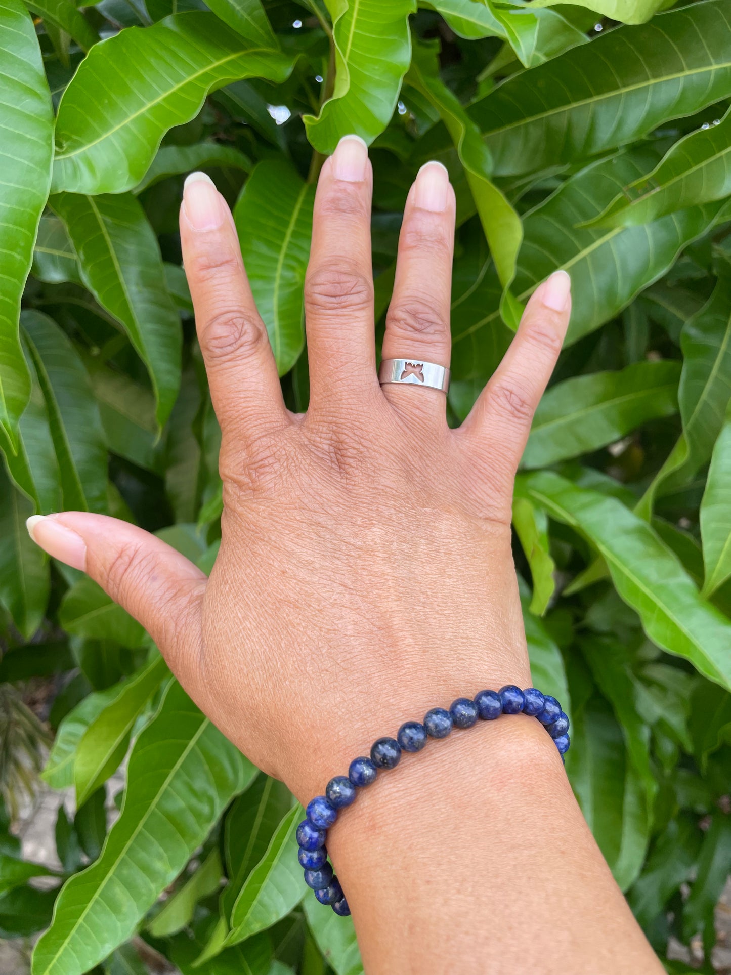 Lapis Lazuli Stones “ Deep Blue’, Healing Bracelet..