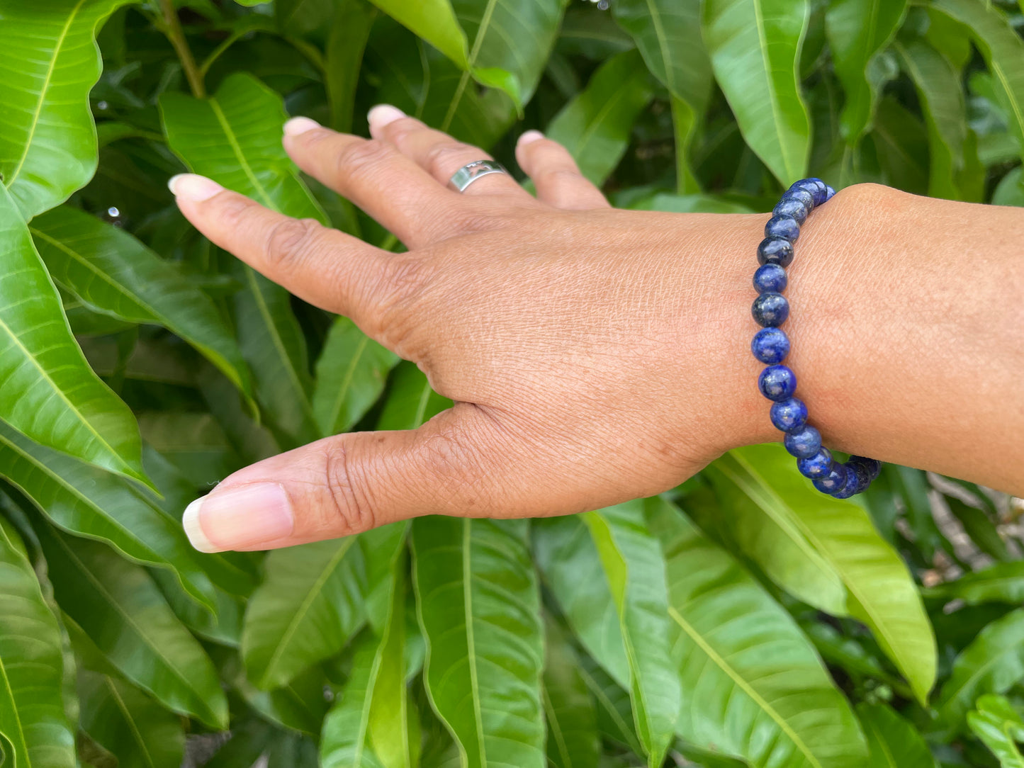 Lapis Lazuli Stones “ Deep Blue’, Healing Bracelet..