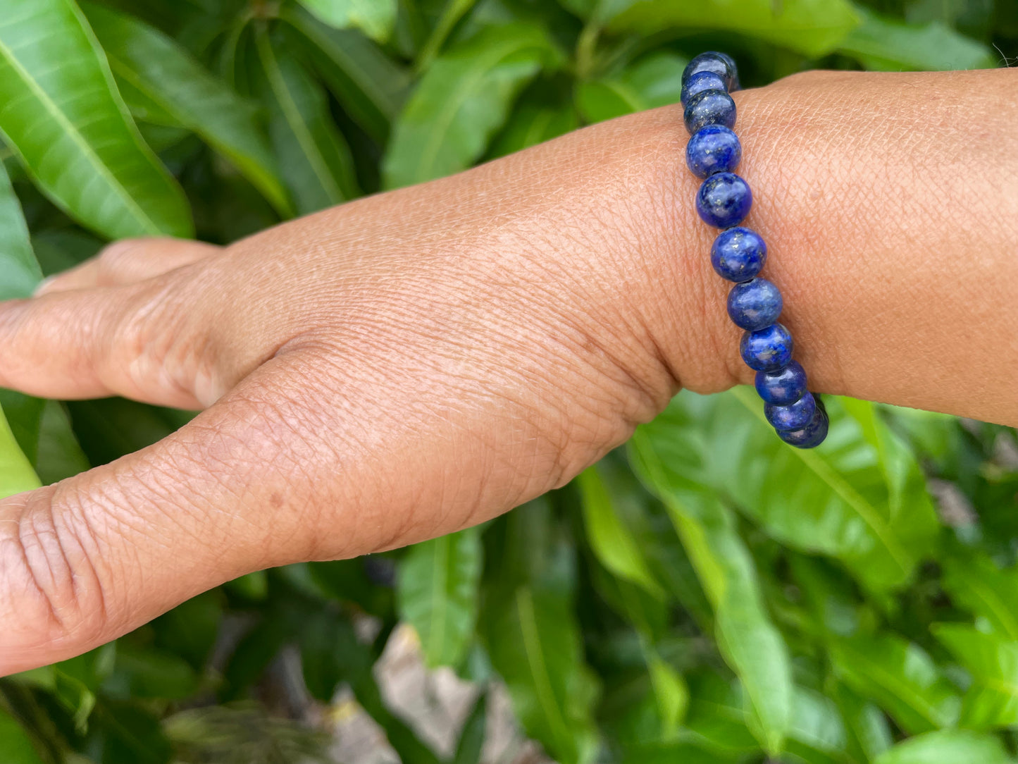 Lapis Lazuli Stones “ Deep Blue’, Healing Bracelet..