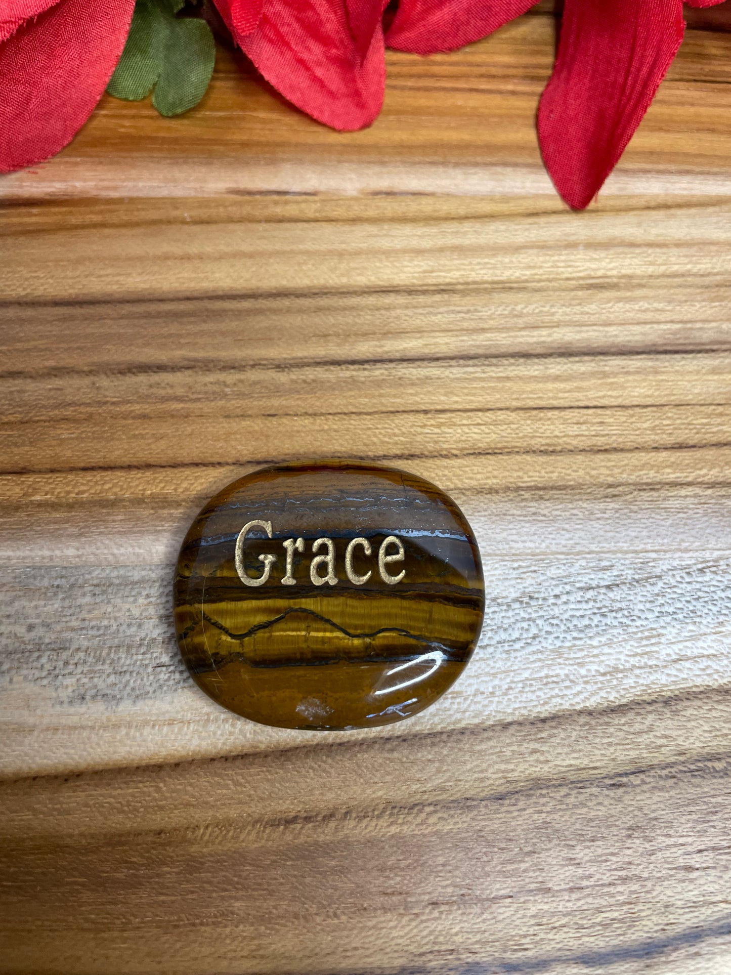 Smooth Palm Crystal, Healing Stones.