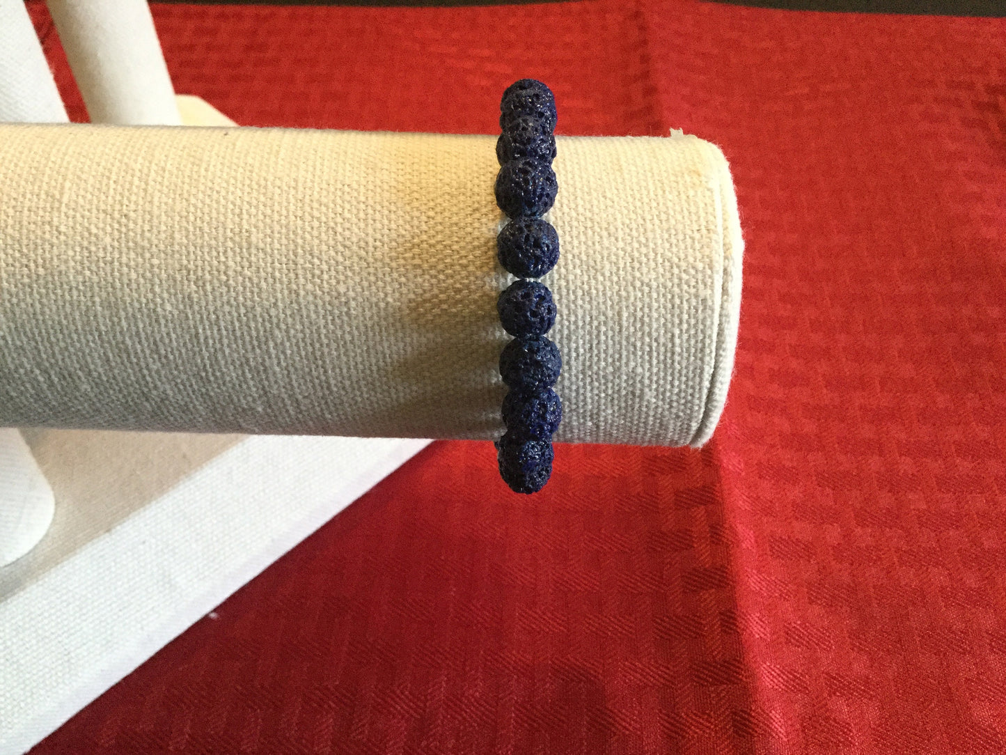 Lava, Blue Lava Stone, Healing Bracelet.