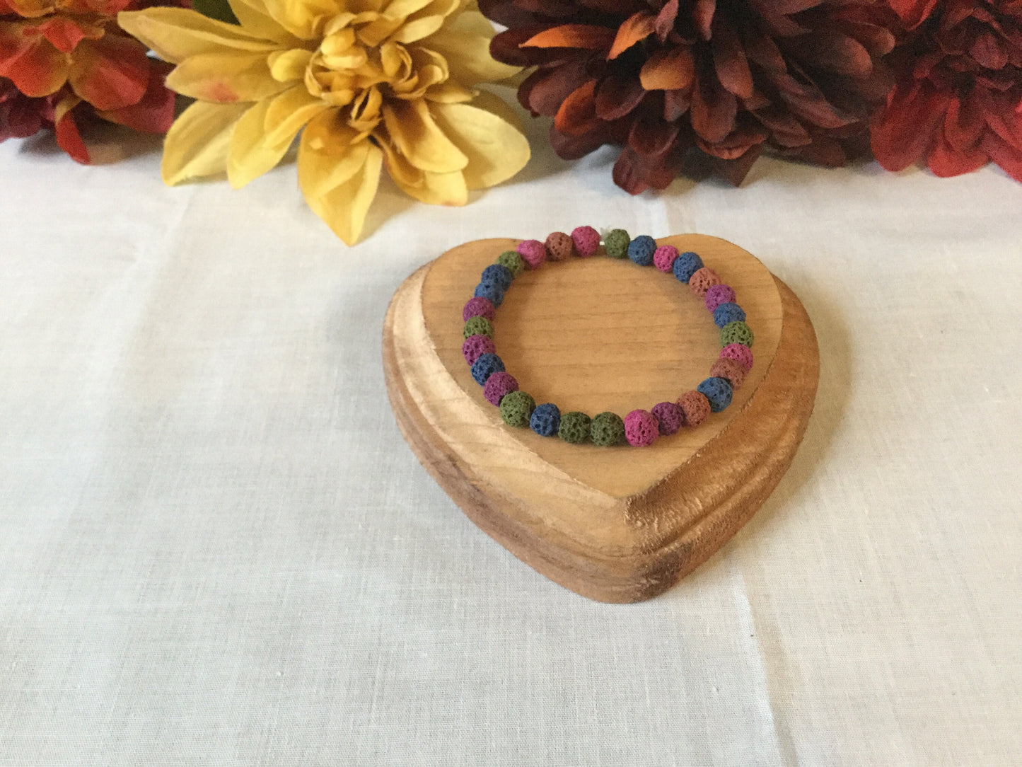 Lava, Volcanic Rock/Lava, Multicolor, Healing Bracelet.