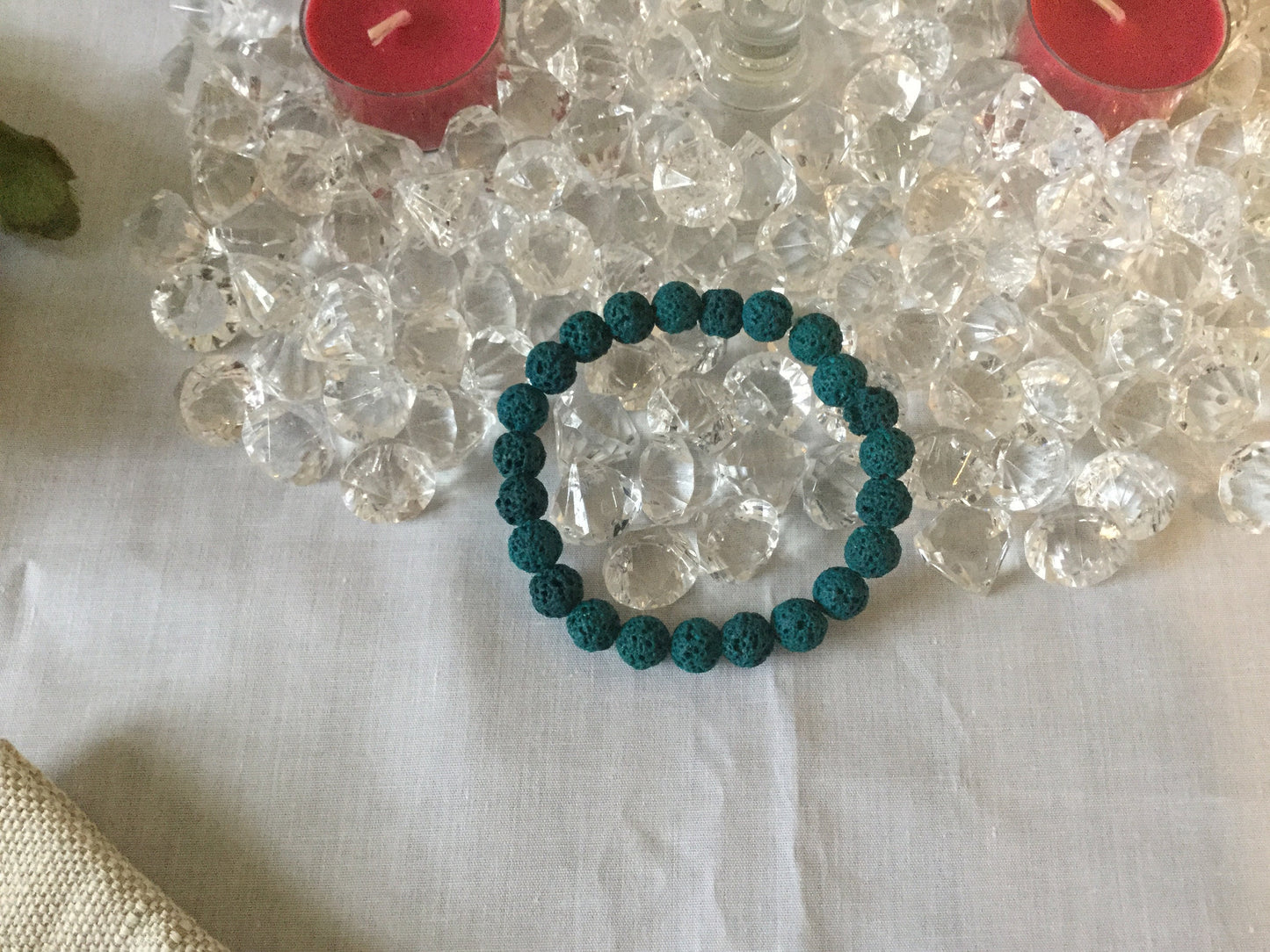 Lava, Jade Lava Stone, Healing Bracelet.