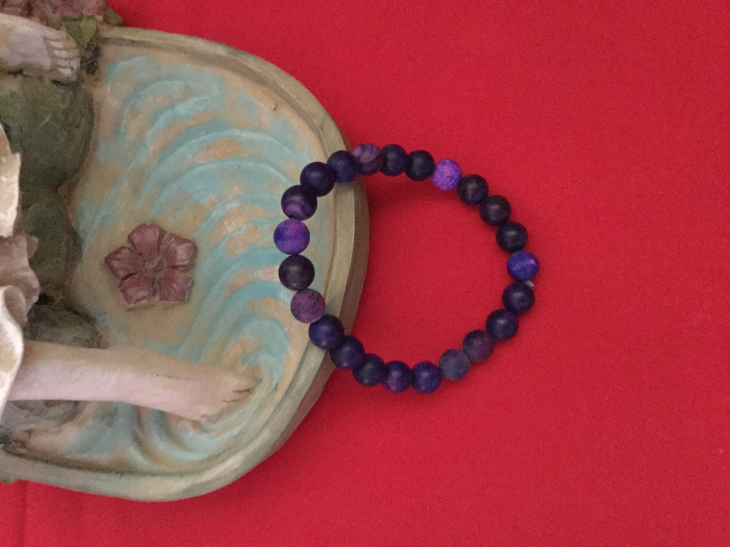 Agate Stone “Purple” , Healing Bracelet.