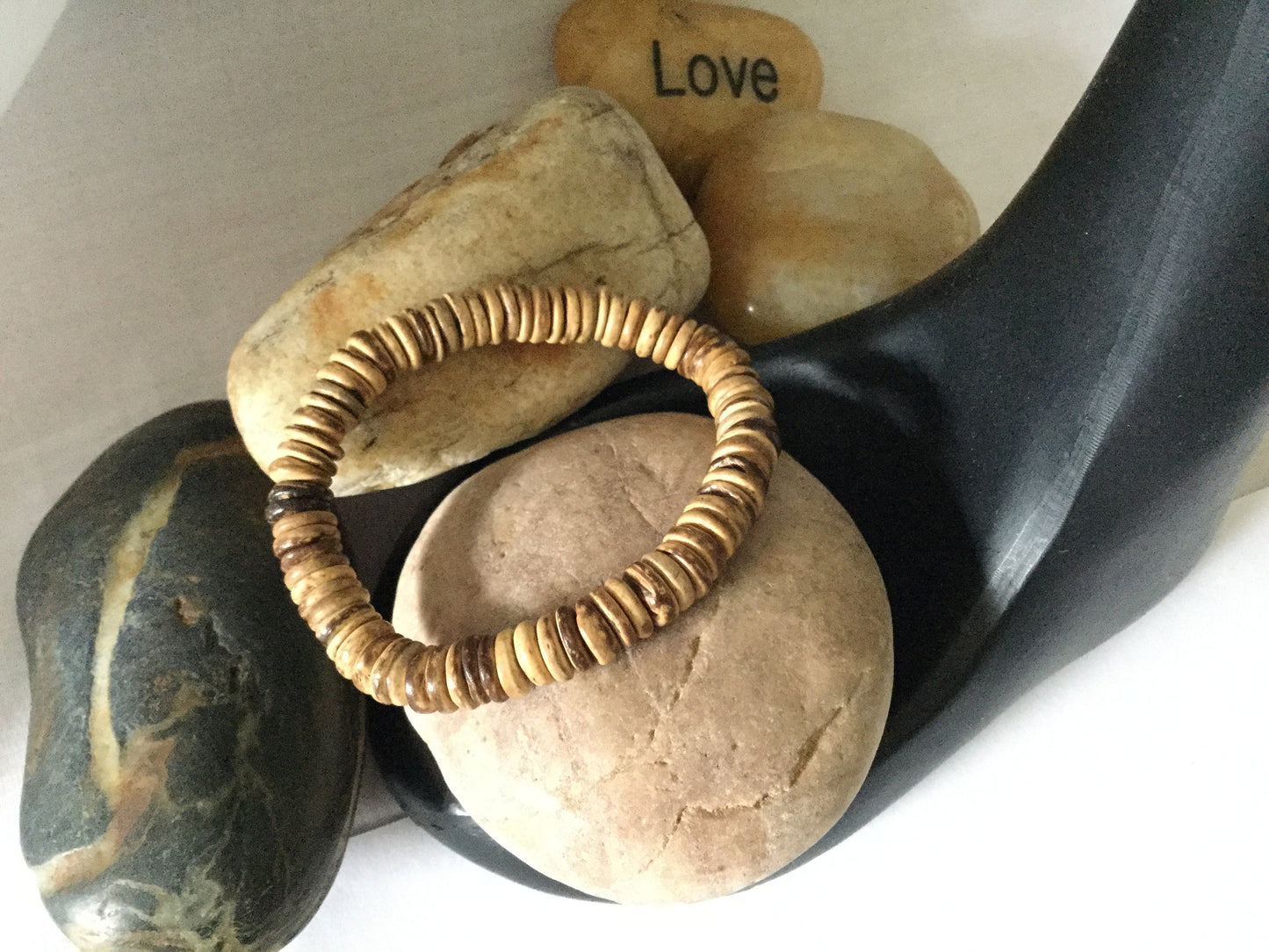 Natural Wood, Healing Bracelet.