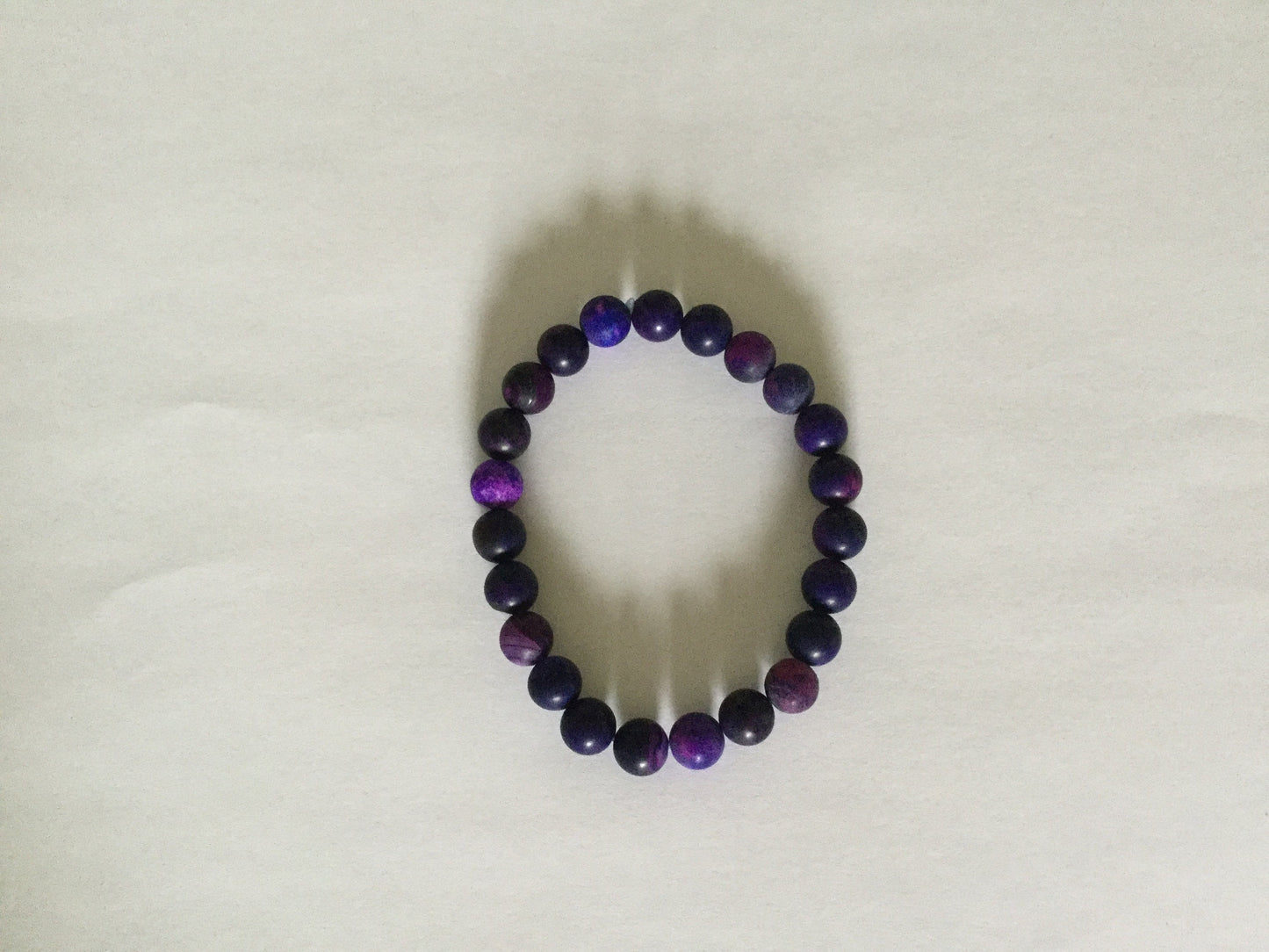 Agate Stone “Purple” , Healing Bracelet.