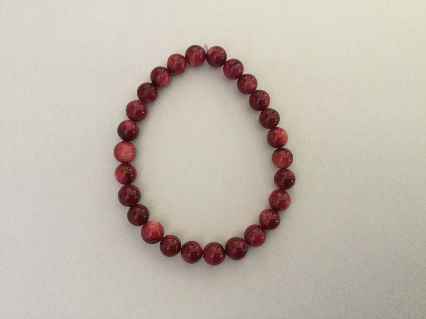 Shell, Purple Shell,  “Redish” Healing Bracelet.