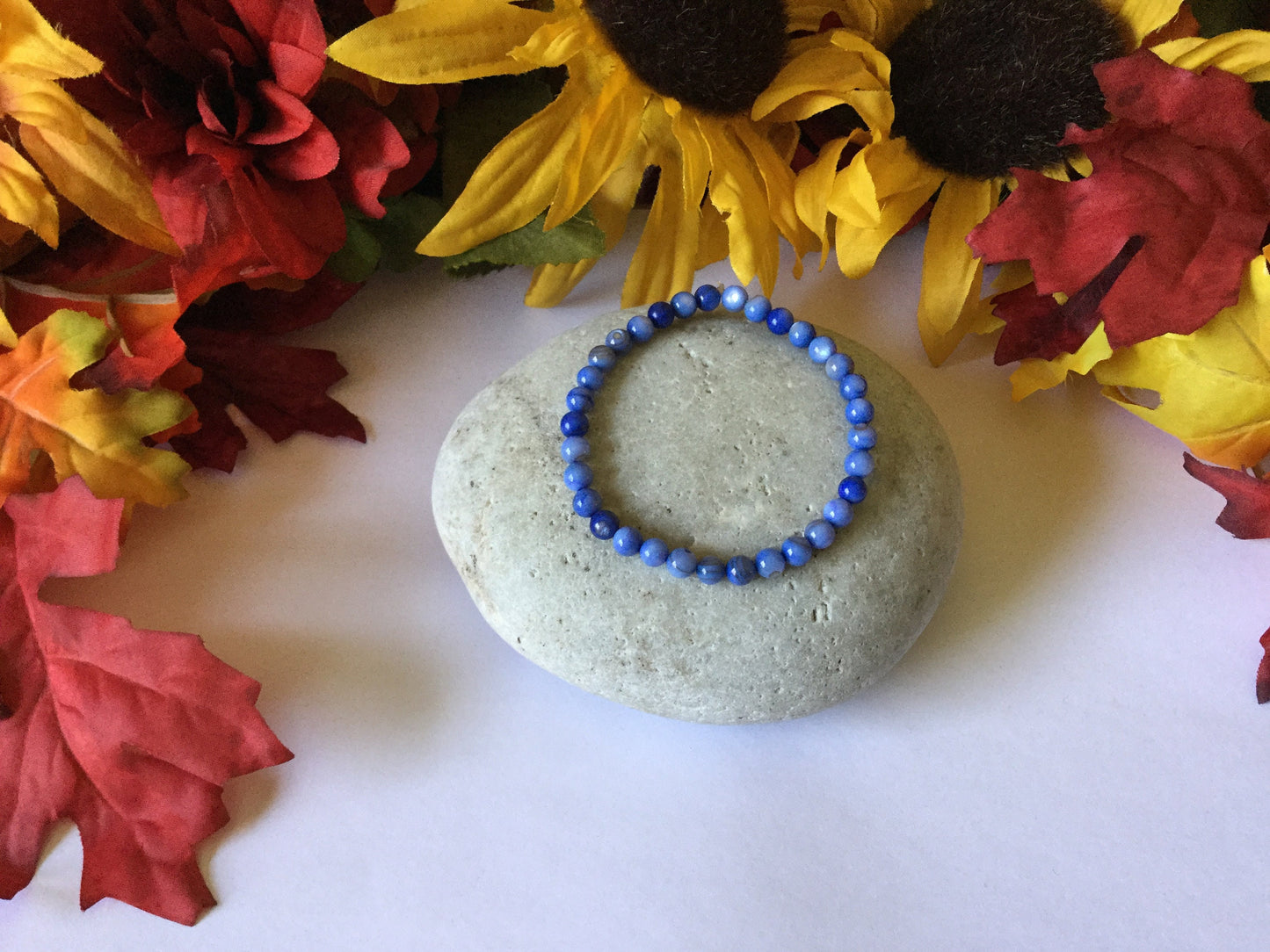 Shell, Light Blue Shell, Healing Bracelet.