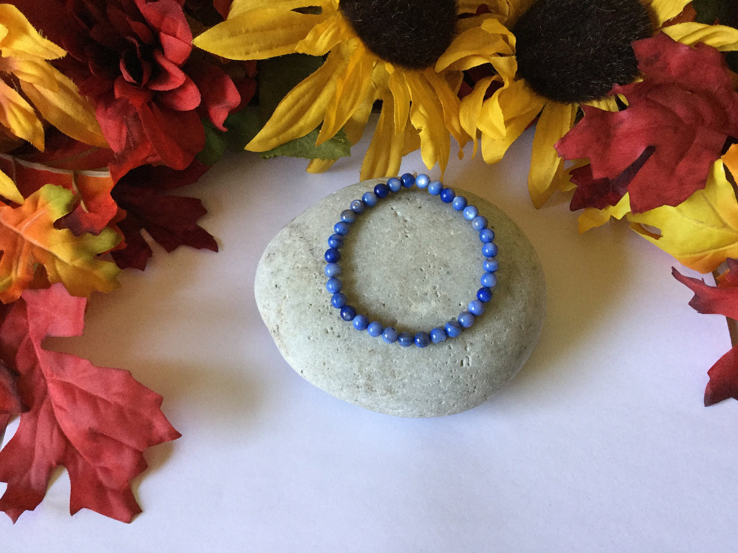 Shell, Light Blue Shell, Healing Bracelet.