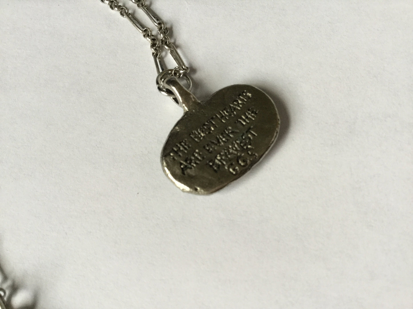 Brave Horse, Silver Metal Necklace.