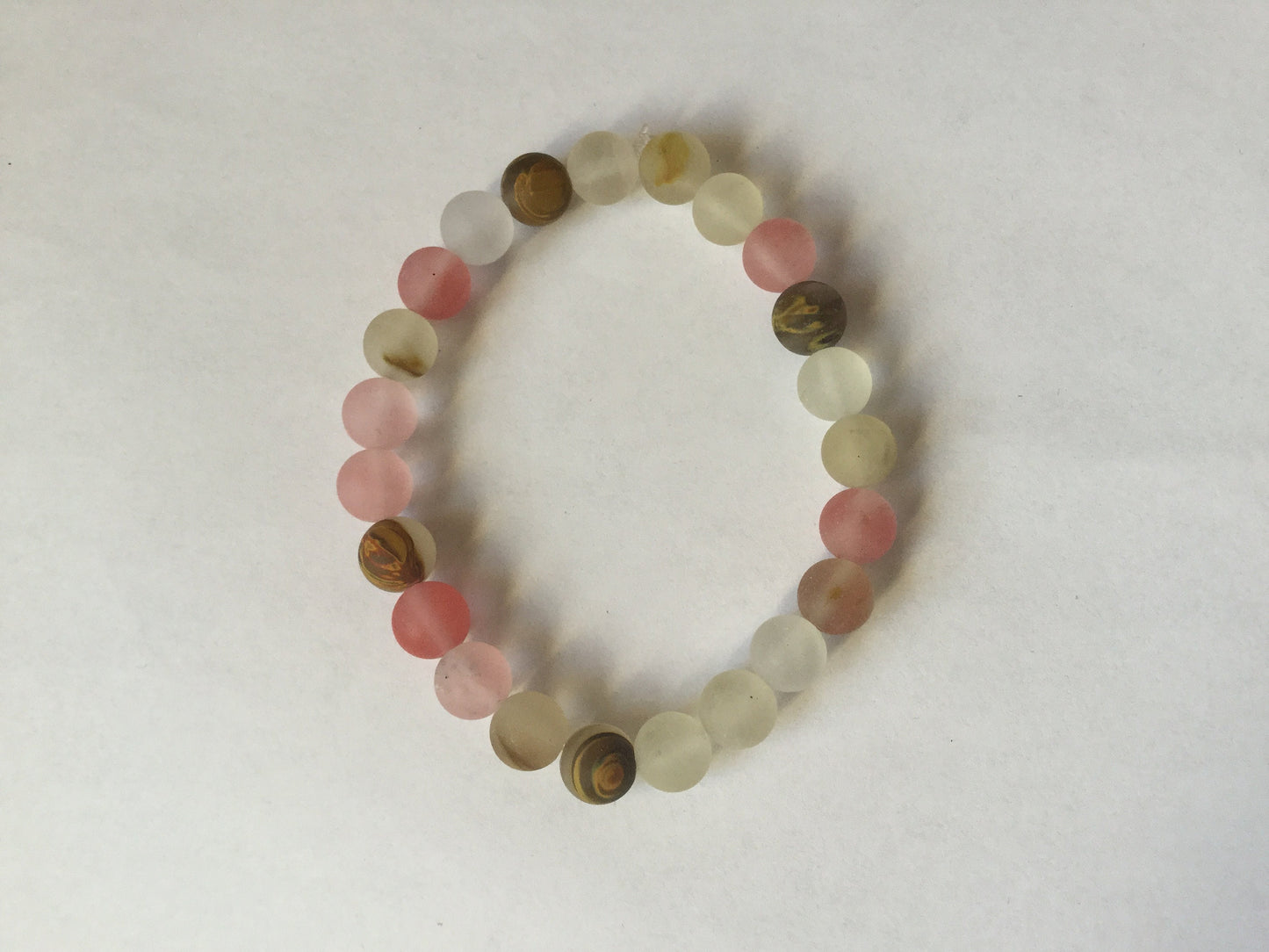 Cherry Quartz Stone, Healing Bracelet.