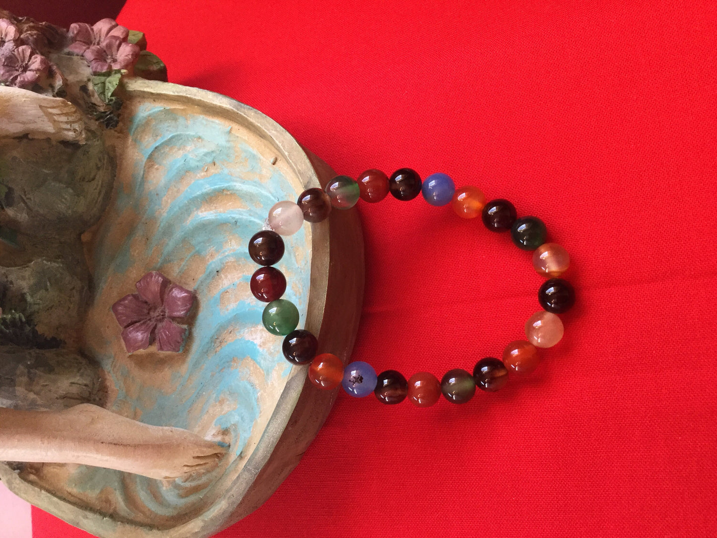 Agate Stone “Multi Color” , Healing Bracelet.