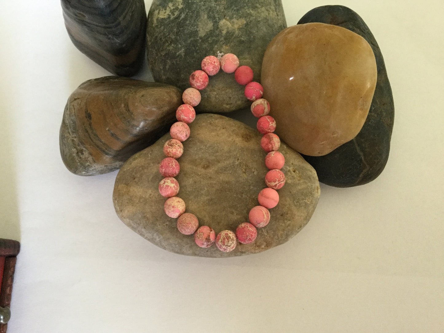 Jasper Imperial Stones, Healing Bracelet.