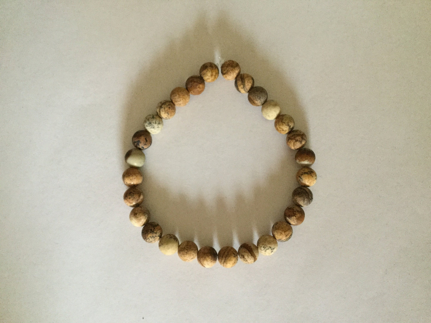 Jasper Beige Stones,1 Healing Bracelet.