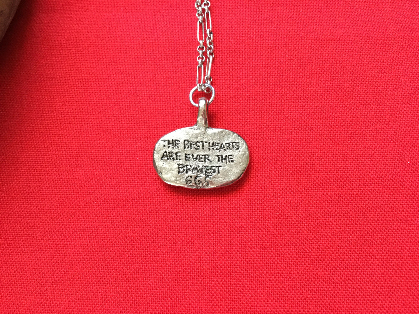 Brave Horse, Silver Metal Necklace.