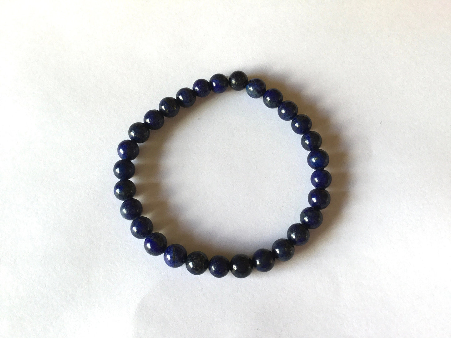 Lapis Lazuli Stones “ Deep Blue’, Healing Bracelet..