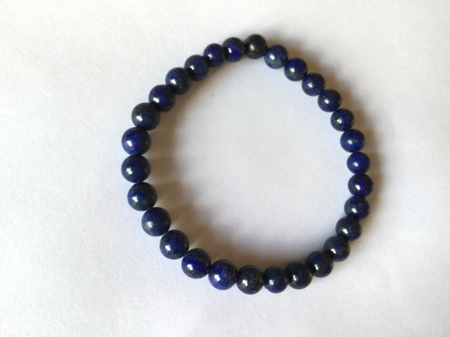 Lapis Lazuli Stones “ Deep Blue’, Healing Bracelet..