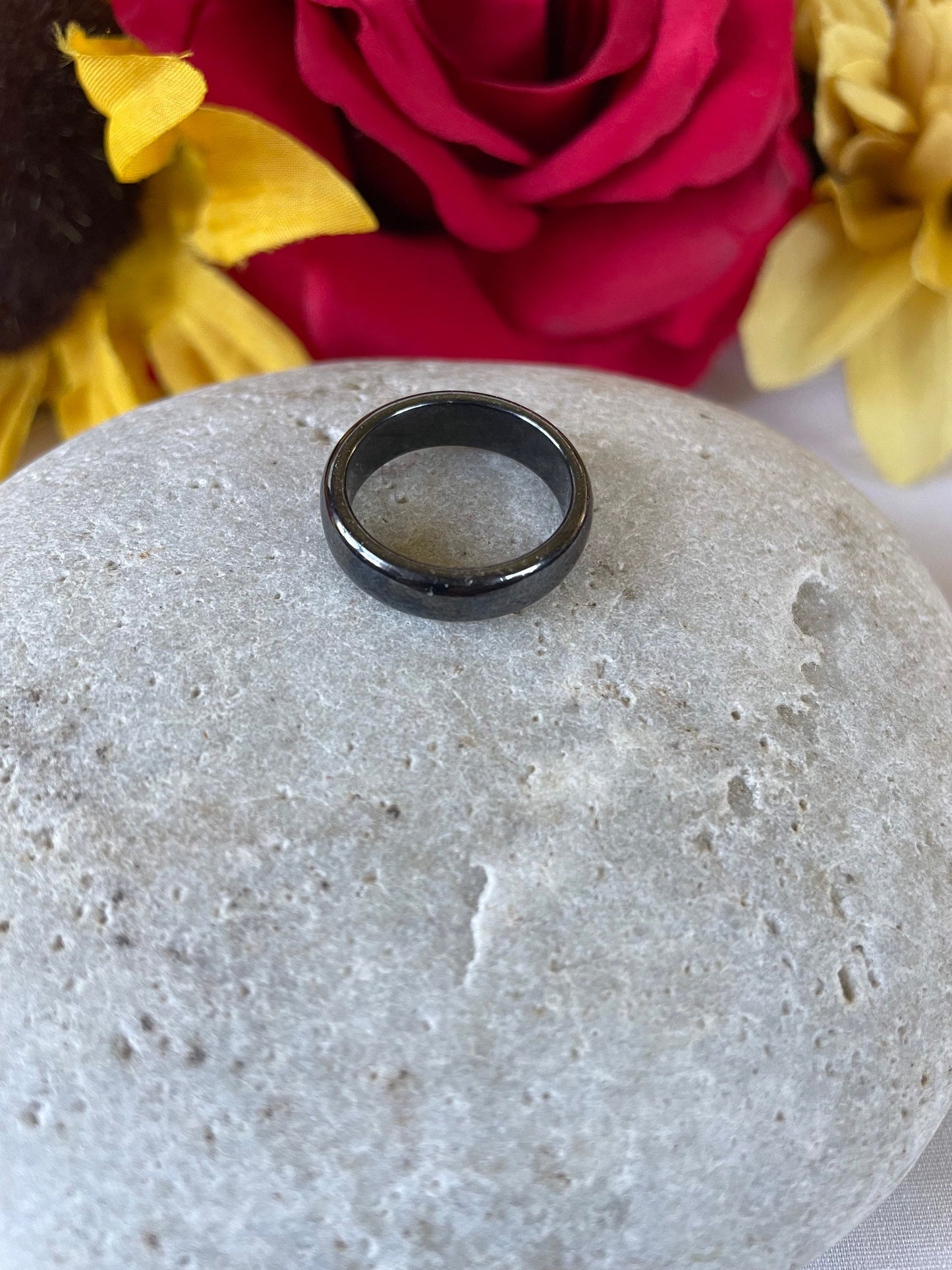 Hematite Non-Magnetic Ring, Healing Ring.